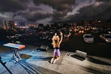 La cantante teldense Rocío Ruano triunfa en el Park in Fest/TA.